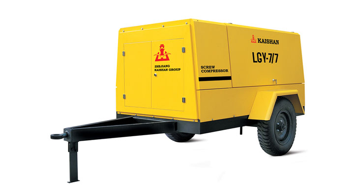 開山經(jīng)典機型 LG電動移動螺桿空氣壓縮機